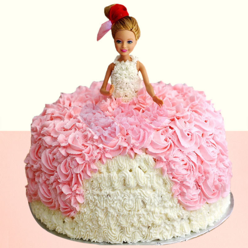 Cute Barbie Cake