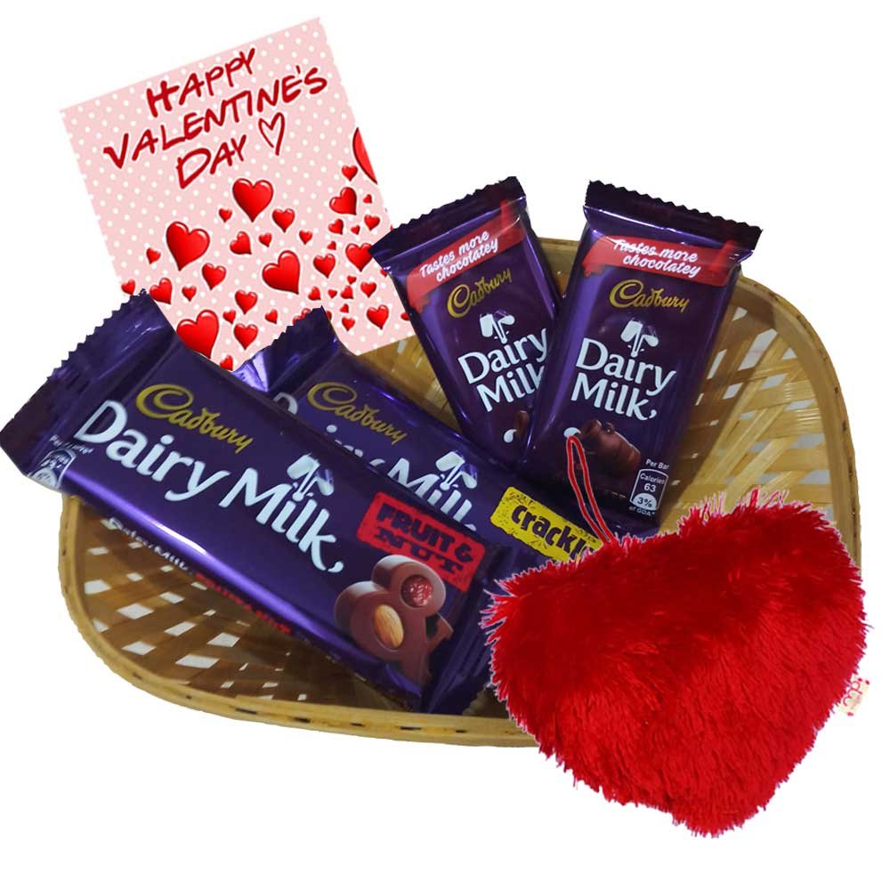 Cadbury Chocolate's with Valentine Card