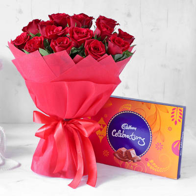 Roses and Cadbury Celebration