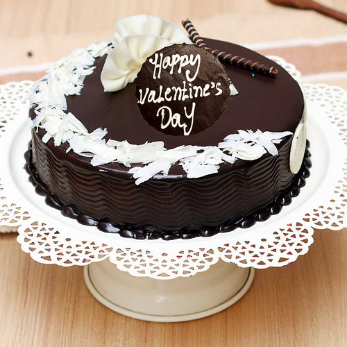 Valentines Truffle Cake