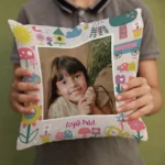 Personalized Photo Cushions Flower Power